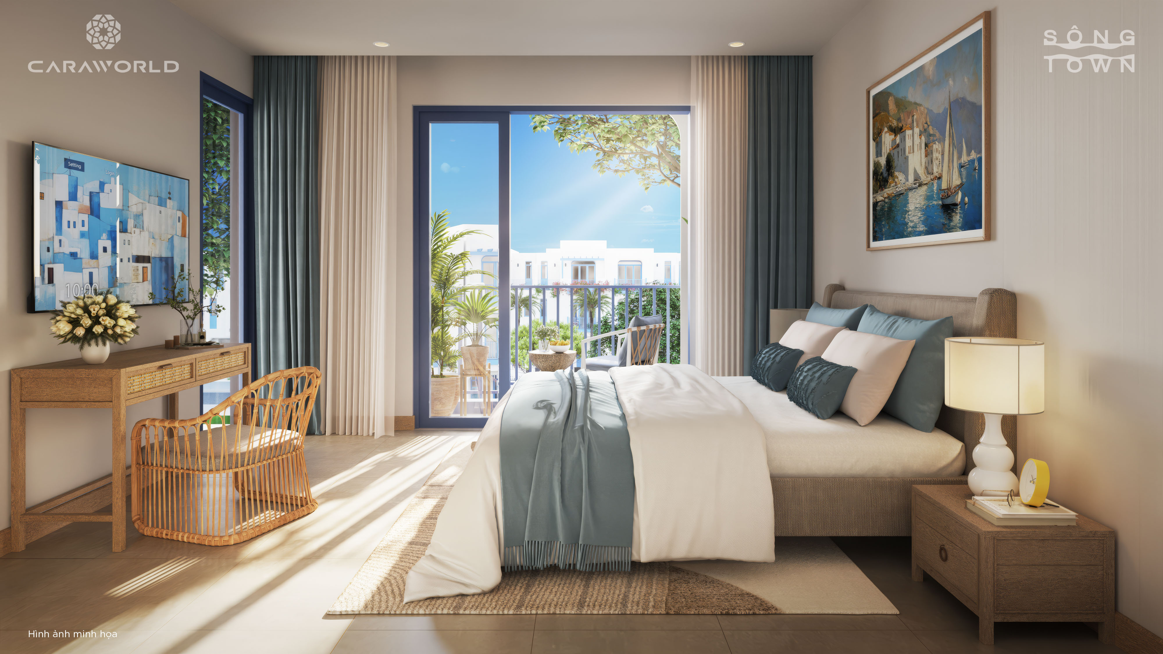 Hồ bơi riêng - Sông Town CaraWorld Cam Ranh